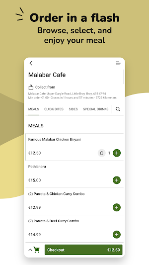 Malabar Cafe Screenshot 0