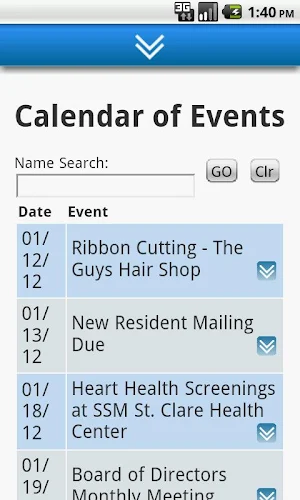 Fenton Chamber of Commerce Screenshot 2