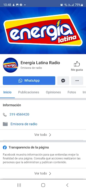 Energía Latina Radio Screenshot 2