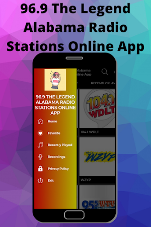 96.9 The Legend Alabama Radio Stations Online App Screenshot 2