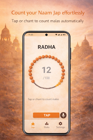 Naam Jap – Voice Mala Counter Screenshot 1