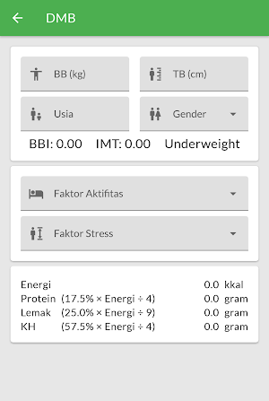 Nutripas: Kalkulator Nutrisi Screenshot 2