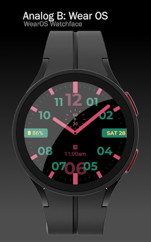Analog B: Wear OS Screenshot 3