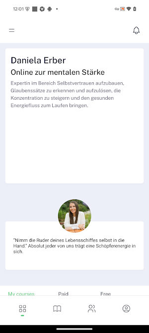 Daniela Erber – Online Screenshot 1