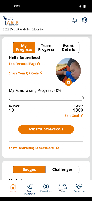 UNCF Walk Screenshot 1