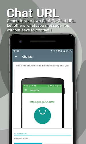 Mesej Je PRO: tools for Whatsapp Screenshot 3