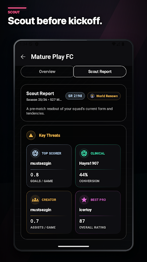 FC Clubs Stats Screenshot 3