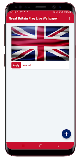 Britain Flag Live Wallpaper Screenshot 0
