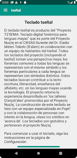 Teclados tz'ib'ma Screenshot 0