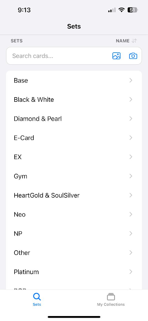 Pokemon Card Value Scanner Screenshot 0