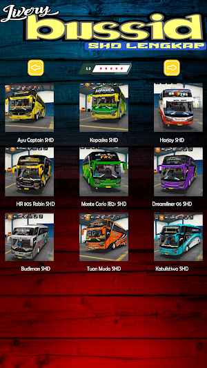 Livery Bussid SHD Lengkap Screenshot 3