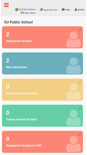S U PUBLIC SCHOOL ADMIN APP Screenshot 1