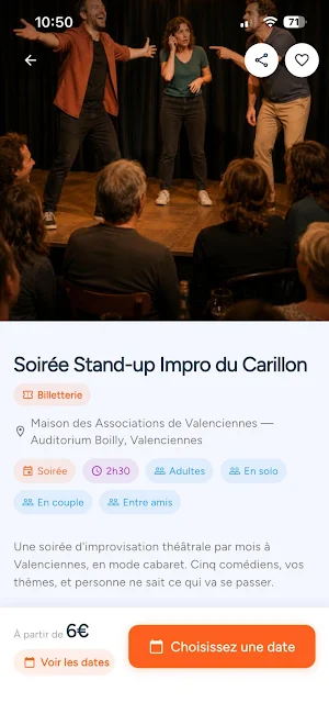 LeHiboo Expériences Screenshot 2
