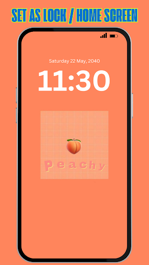 Peach Aesthetic Wallpaper 4K Screenshot 2