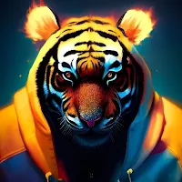 Neon Animal Wallpaper