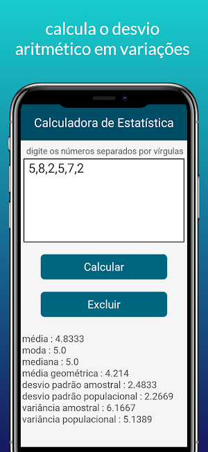 Variance Calculator Screenshot 2