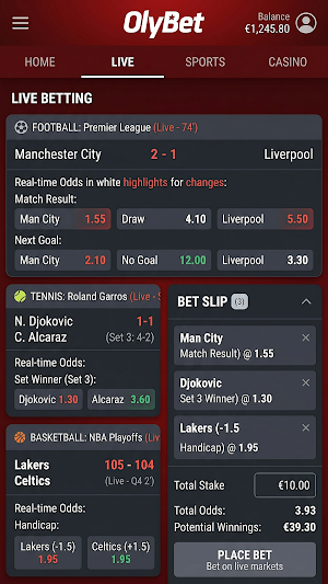 olybet Screenshot 2