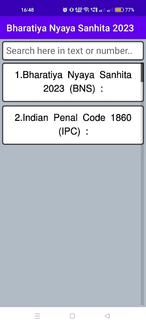 Bhartiya Nyaya Sanhita - BNS Screenshot 1
