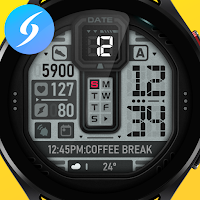 SH041 Watch Face, WearOS watch