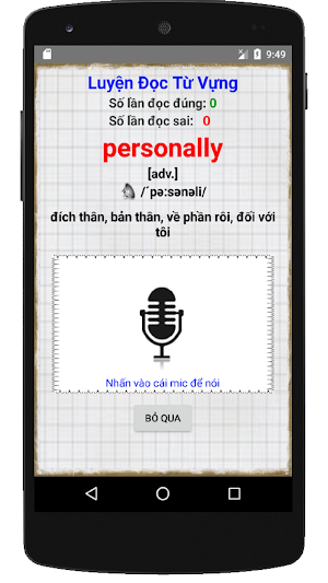 Học Từ Vựng Tiếng Anh Screenshot 3