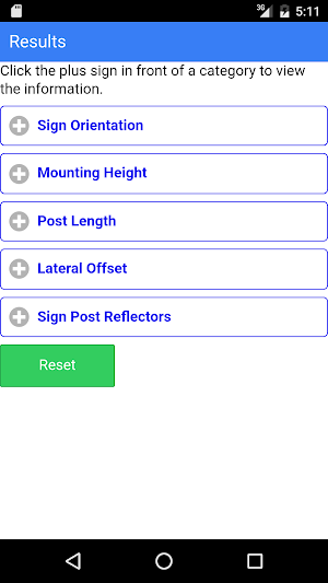 ODOT Traffic Sign Installation Screenshot 1