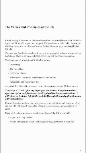 Life in the UK Test Lite Screenshot 3