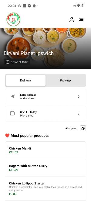 Biryani Planet Ipswich Screenshot 2