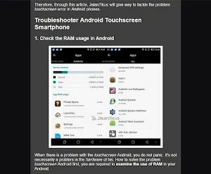 resolve the touchscreen error Screenshot 3