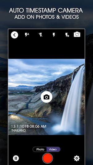 Auto Timestamp Camera - Add on Photos & Videos Screenshot 3