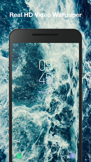 Real Ocean Waves Live Wallpaper Screenshot 2