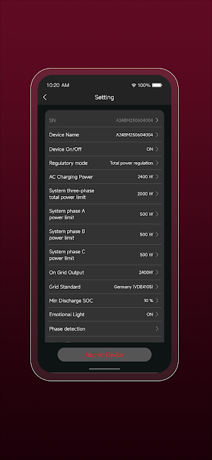 AEG SolarCube Screenshot 3