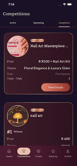 NailRanks Screenshot 3