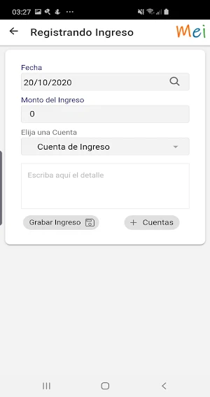 Registrar Gastos Screenshot 2