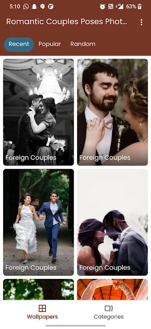Romantic Couples Poses Photos Screenshot 1