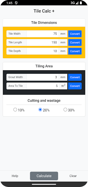 Tile Calc Pro Screenshot 0