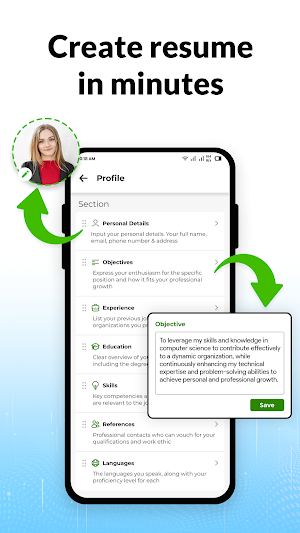 Resume Builder: CV Maker PDF Screenshot 1