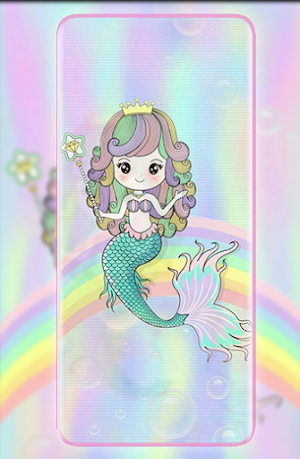 cute mermaid wallpaper Screenshot 3