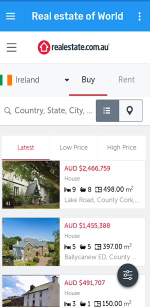 Real estate of World Screenshot 1