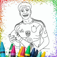 Soccer Coloring Book Glitter