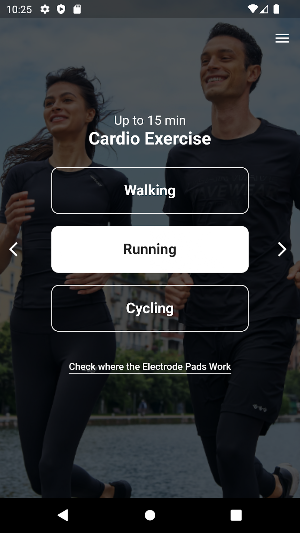 ElecSuit for Exercise Mode Screenshot 1