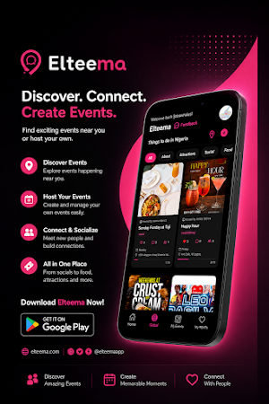 Elteema: Find Events & Places Screenshot 1