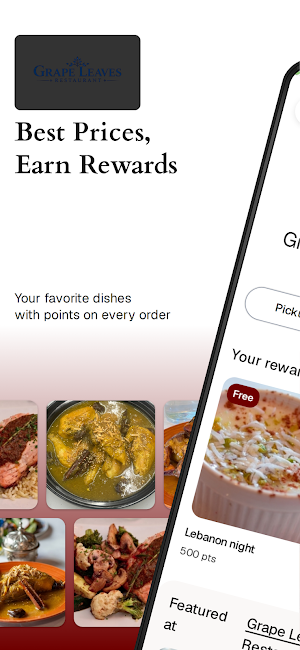 Grape Leaves Restaurant Screenshot 0
