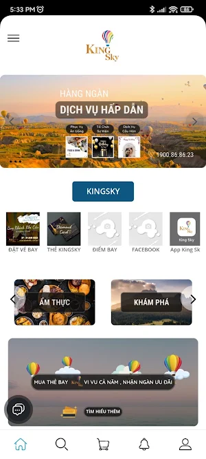 King Sky - Khinh Khí Cầu Screenshot 3