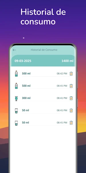 Recordatorio de Agua y Hidrata Screenshot 3