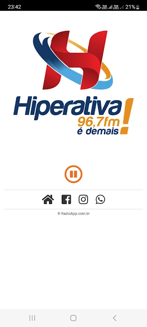Rádio Hiperativa 96,7 FM Screenshot 0