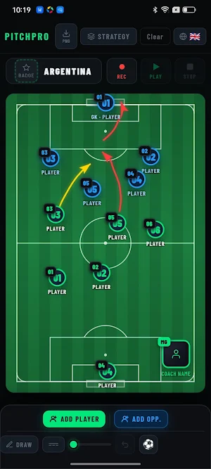 Football Tactics: PitchPro Screenshot 2