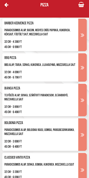 Paradiso Étterem & Pizzéria Screenshot 1