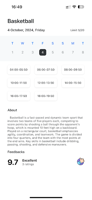 Narxoz Sport Hub Screenshot 0