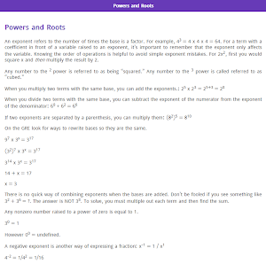 Math Formulas for GRE Screenshot 2
