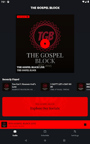 THE GOSPEL BLOCK RADIO STATION Screenshot 3